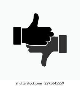 Controversial Icon. Contentious, Dispute. Contended Symbol.