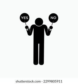 Controversial Icon. Contentious, Dispute. Contended Symbol. 