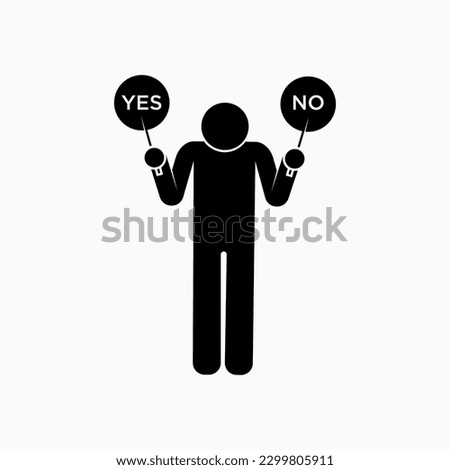 Controversial Icon. Contentious, Dispute. Contended Symbol. 