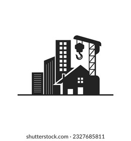 CONTRUCTION BUILDING HOME REAL ESTATE LOGO