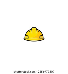 Contruction hat logo vector graphics