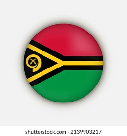 Contry Vanuatu. Vanuatu flag. Vector illustration.