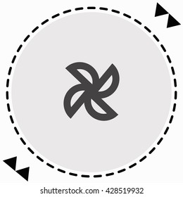 Convection icon Flat Design. Isolated Illustration.