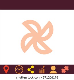 Convection  icon. Vector design.