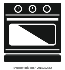 Convection stove icon simple vector. Electric oven. Kitchen convection stove