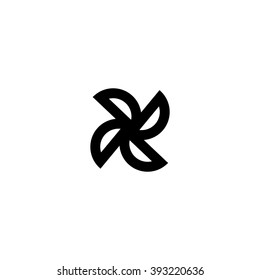 Convection symbol vector icon. 