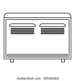 Convector heater icon. Outline illustration of convector Heater vector icon for web