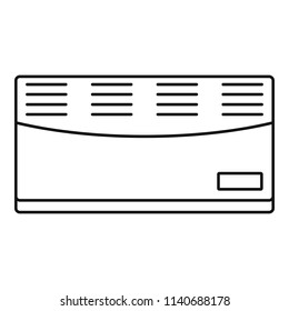 Convector icon. Outline illustration of convector vector icon for web design isolated on white background