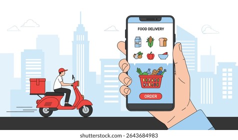 The convenience of grocery delivery is only a few taps away from your phone