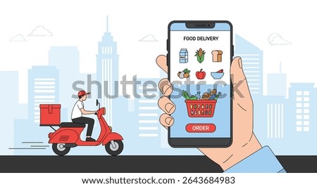 The convenience of grocery delivery is only a few taps away from your phone