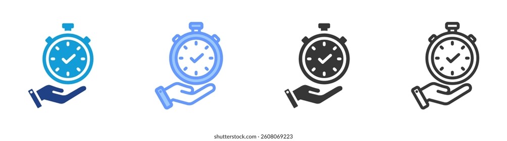 Convenience icon set multiple style collection