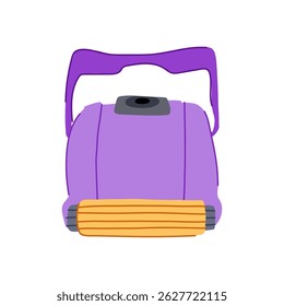 piscina de conveniência limpando desenho animado robô. sução de inovação, detritos de filtragem, algas programáveis piscina limpeza robô sinal.