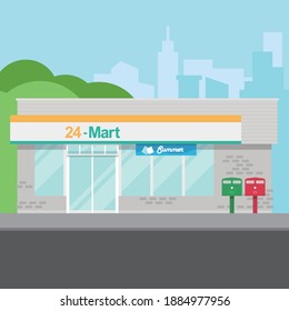 Convenience Store In The City