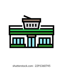 convenience store color icon vector. convenience store sign. isolated symbol illustration