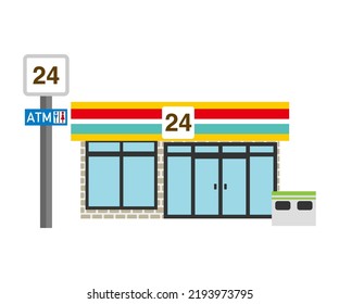 Convenience Store - Front View
