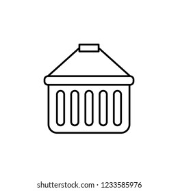 convenience store sign icon. Element of navigation sign icon. Thin line icon for website design and development, app development. Premium icon