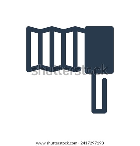 Convenient Jet Bridge Connection Vector Icon Illustration