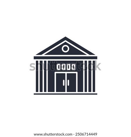 Convention Center icon vector illustration. Convention Center symbol isolated on white background