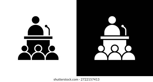 Konvention Symbol Vektorgrafik - Hochwertige schwarze Stil Vektorsymbole