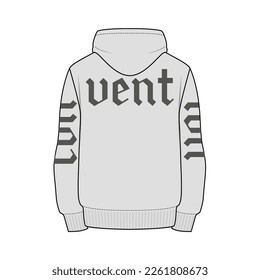 convention men sweatshirt vector design