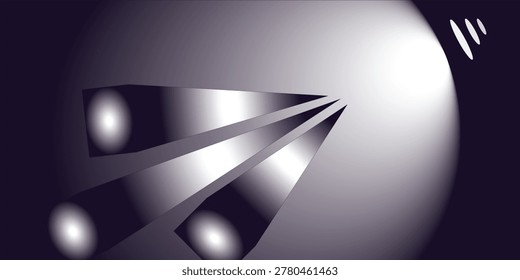 Converging Pillars Of Synthetic Light