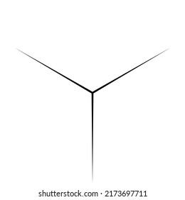 Converging Radial, Circular Lines Element