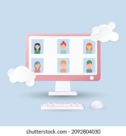 Conversación alrededor del mundo La gente se comunica a través de redes, internet, tecnología, modernas