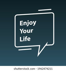 Conversation balloon design with quotes
