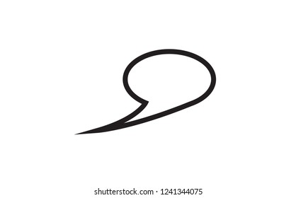 Conversation bubble chat symbol interview icon