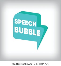 Conversation bubble sign modern logo. Corporate meeting industry logo template. vector