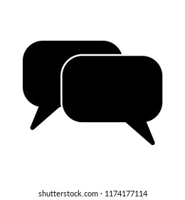 conversation - bubble speech icon vector