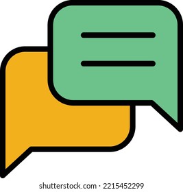 Conversation bubble  which is suitable for commercial work and easily modify or edit it


