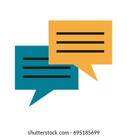 conversation bubbles icon image 