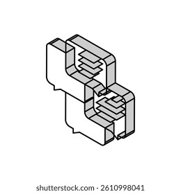 conversation and chatting leisure isometric icon vector. conversation and chatting leisure sign. isolated symbol illustration