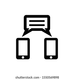 Conversation, Discussion Icon, Vector Graphics
