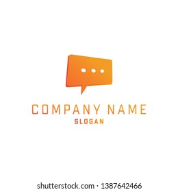 Conversation or discussion Logo inspirations Template