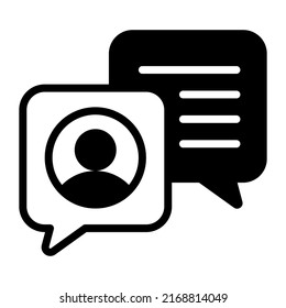 conversation Finance Related Vector Line Icon. Editable Stroke Pixel Perfect.