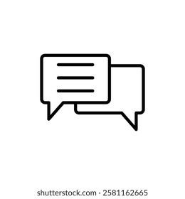 Conversation icon Art design illustration