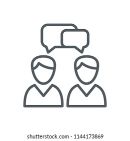 Conversation Icon Design
