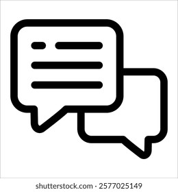 Conversation Icon Element For Design