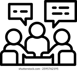 Conversation Icon Element For Design