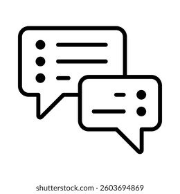 Conversation Icon Element For Design
