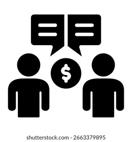 Conversation Icon Element For Design And Vector