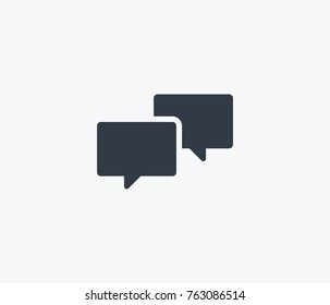 ícone de conversa isolado em plano de fundo limpo ícone de conversa ícone sinal ícone de conversa para seu site, celular, logotipo, aplicativo e design de interface do usuário