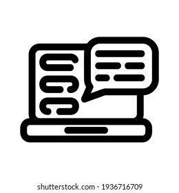 conversation icon or logo isolated sign symbol vector illustration - high quality black style vector icons
