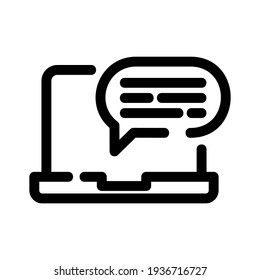 conversation icon or logo isolated sign symbol vector illustration - high quality black style vector icons
