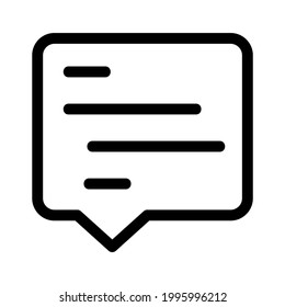 conversation icon or logo isolated sign symbol vector illustration - high quality black style vector icons

