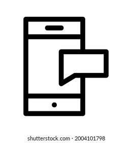 icono de conversación o logotipo símbolo de signo aislado ilustración vectorial - iconos vectoriales de estilo negro de alta calidad
