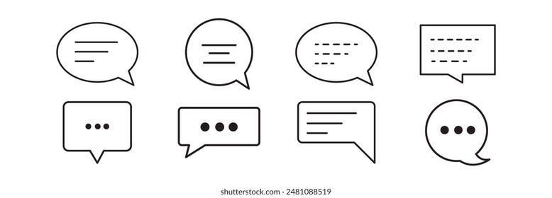 conversation icon or logo isolated sign symbol vector illustration - Collection of high quality black style vector icons