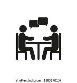 Conversation icon. Simple vector illustration.